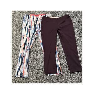 Women's Marika Sport Capris Leggings Lot of 2. Size L. GUC.